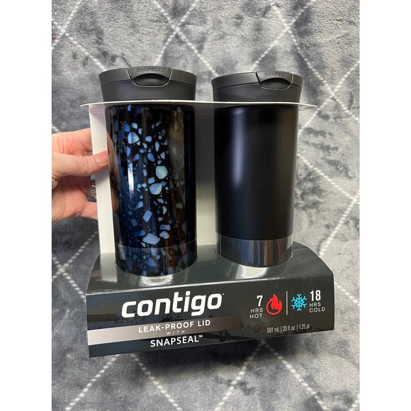 Contigo Kitchen Contigo 2 Pack Travel Coffee Mugs With Snapseal